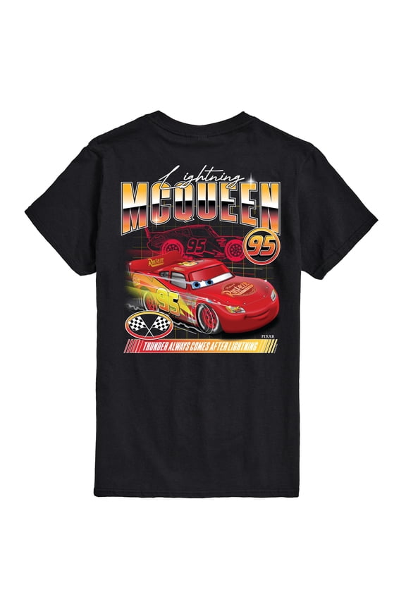 Cars - Lightning McQueen Racing Tee - Men's Short Sleeve Graphic T-Shirt