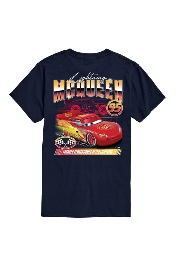 Cars - Lightning McQueen Racing Tee - Men's Short Sleeve Graphic T-Shirt