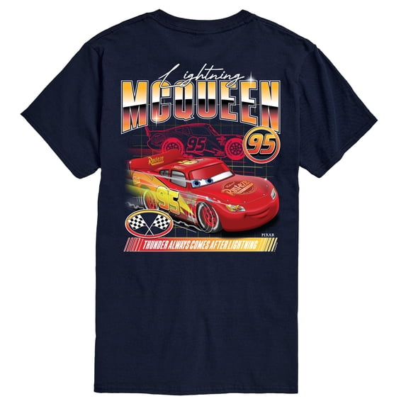 Cars - Lightning McQueen Racing Tee - Men's Short Sleeve Graphic T-Shirt