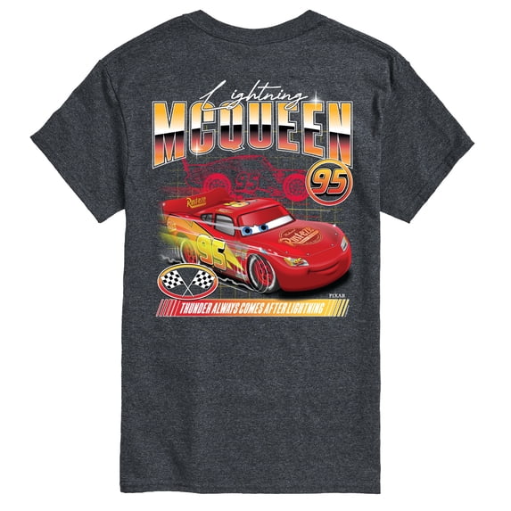 Cars - Lightning McQueen Racing Tee - Men's Short Sleeve Graphic T-Shirt
