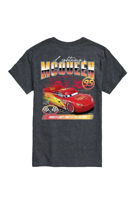 Cars - Lightning McQueen Racing Tee - Men's Short Sleeve Graphic T-Shirt
