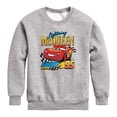 thumbnail image 1 of Cars - Lightning McQueen Think Fast - Toddler Boys Fleece Crew Sweatshirt, 1 of 3