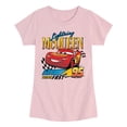 thumbnail image 1 of Cars - Lightning McQueen Think Fast - Youth Girls Fitted Short Sleeve T-Shirt, 1 of 4