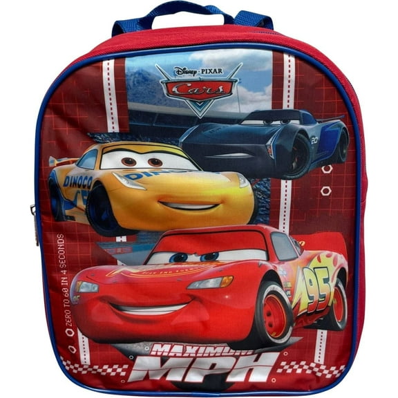 Cars Lightning McQueen Toddle Boy 12 Inch Mini Backpack Red-Blue
