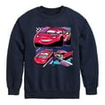 thumbnail image 1 of Cars - Lightning Mcqueen Finish Line - Toddler & Youth Crewneck Fleece Sweatshirt, 1 of 5