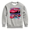 thumbnail image 1 of Cars - Lightning Mcqueen Finish Line - Toddler & Youth Crewneck Fleece Sweatshirt, 1 of 5