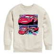thumbnail image 1 of Cars - Lightning Mcqueen Finish Line - Toddler & Youth Crewneck Fleece Sweatshirt, 1 of 5