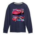 thumbnail image 1 of Cars - Lightning Mcqueen Finish Line - Toddler & Youth Long Sleeve Graphic T-Shirt, 1 of 5