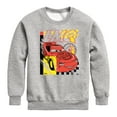 thumbnail image 1 of Cars - Lightning Mcqueen Graphic - Toddler & Youth Crewneck Fleece Sweatshirt, 1 of 5