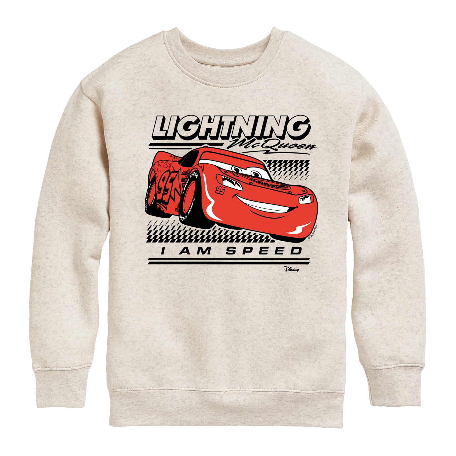 Cars Lightning Mcqueen I Am Speed Toddler & Youth Crewneck Fleece