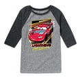 thumbnail image 1 of Cars - Lightning Mcqueen - Toddler & Youth Raglan Graphic T-Shirt, 1 of 4