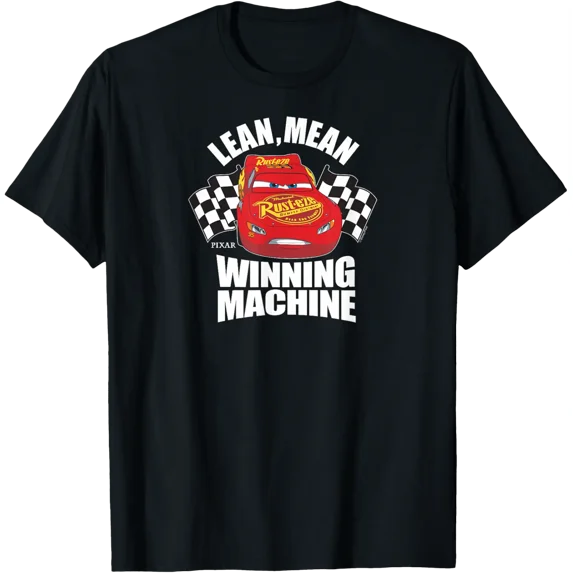 Cars Lightning Mcqueen Winning Machine T-Shirt