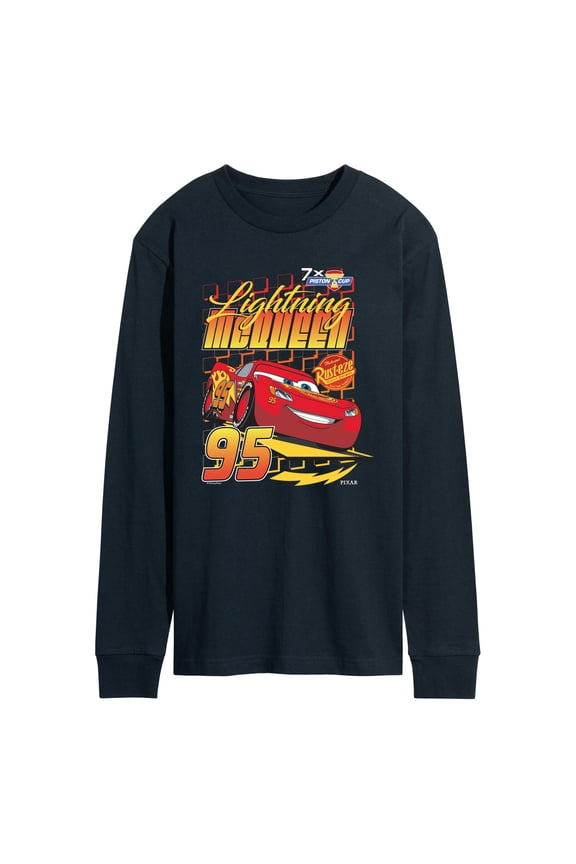 Cars - Lightning Racing - Men's Long Sleeve Graphic T-Shirt