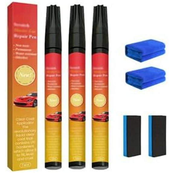 All Cars Magic Pen For Car Scratches, Magic Car Scratch Removal Pen, All Cars Fix Magic Pen, Allcarsfix Magic Pen, Weatherproof Touch Up Paint Pen, Car Paint Scratch Remover Pen (3pcs)