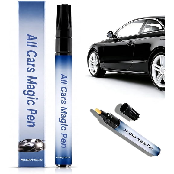 All Cars Magic Pen for Car Scratches Remover, Quick Paint Scratch Repair Magic Car Scratch Removal Pen Flawless for All Vehicles, Easy Use Weatherproof Fits All Cars Colors