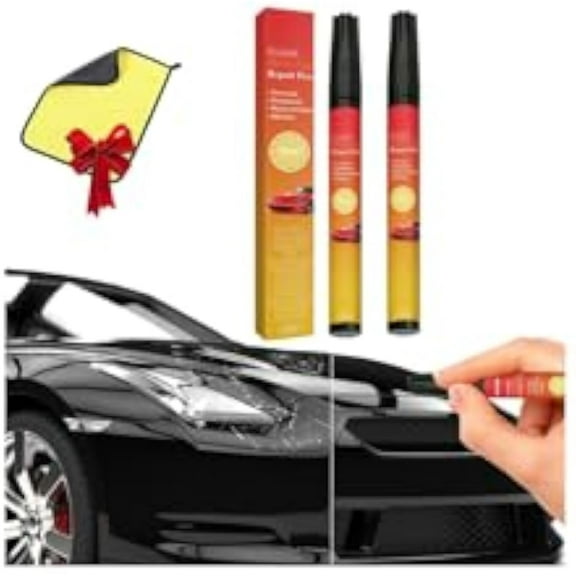 All Cars Magic Pen for Car Scratches, Weatherproof Touch Up Paint Pen, Car Paint Scratch Remover Pen Fix Magic Pen, Scratch Repair Pen, Magic Car Scratch Removal Pen, Touch up Paint for Cars (2pcs)