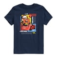 thumbnail image 1 of Cars - Mater McQueen Grid - Toddler Boys Short Sleeve Graphic T-Shirt, 1 of 4