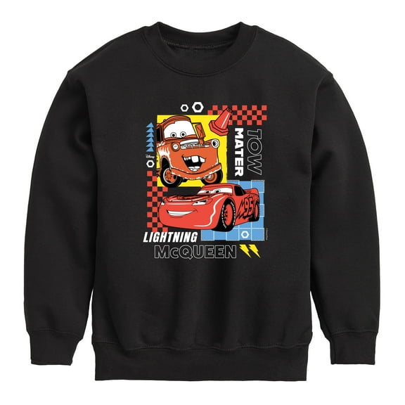 Cars - Mater Mcqueen - Toddler & Youth Crewneck Fleece Sweatshirt