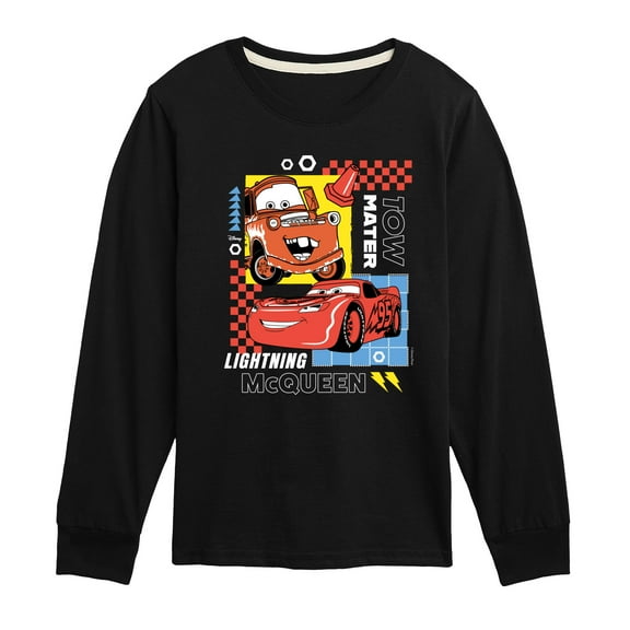 Cars - Mater Mcqueen - Toddler & Youth Long Sleeve Graphic T-Shirt
