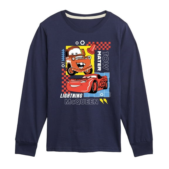 Cars - Mater Mcqueen - Toddler & Youth Long Sleeve Graphic T-Shirt