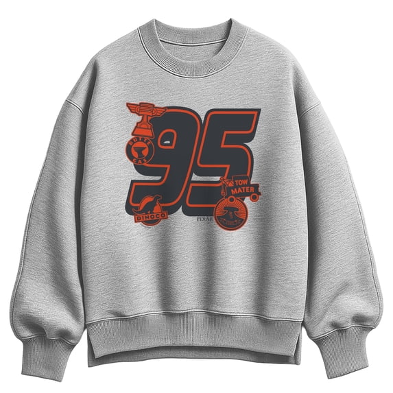 Cars - McQueen 95 - Women's Oversized Fleece Crew Sweatshirt