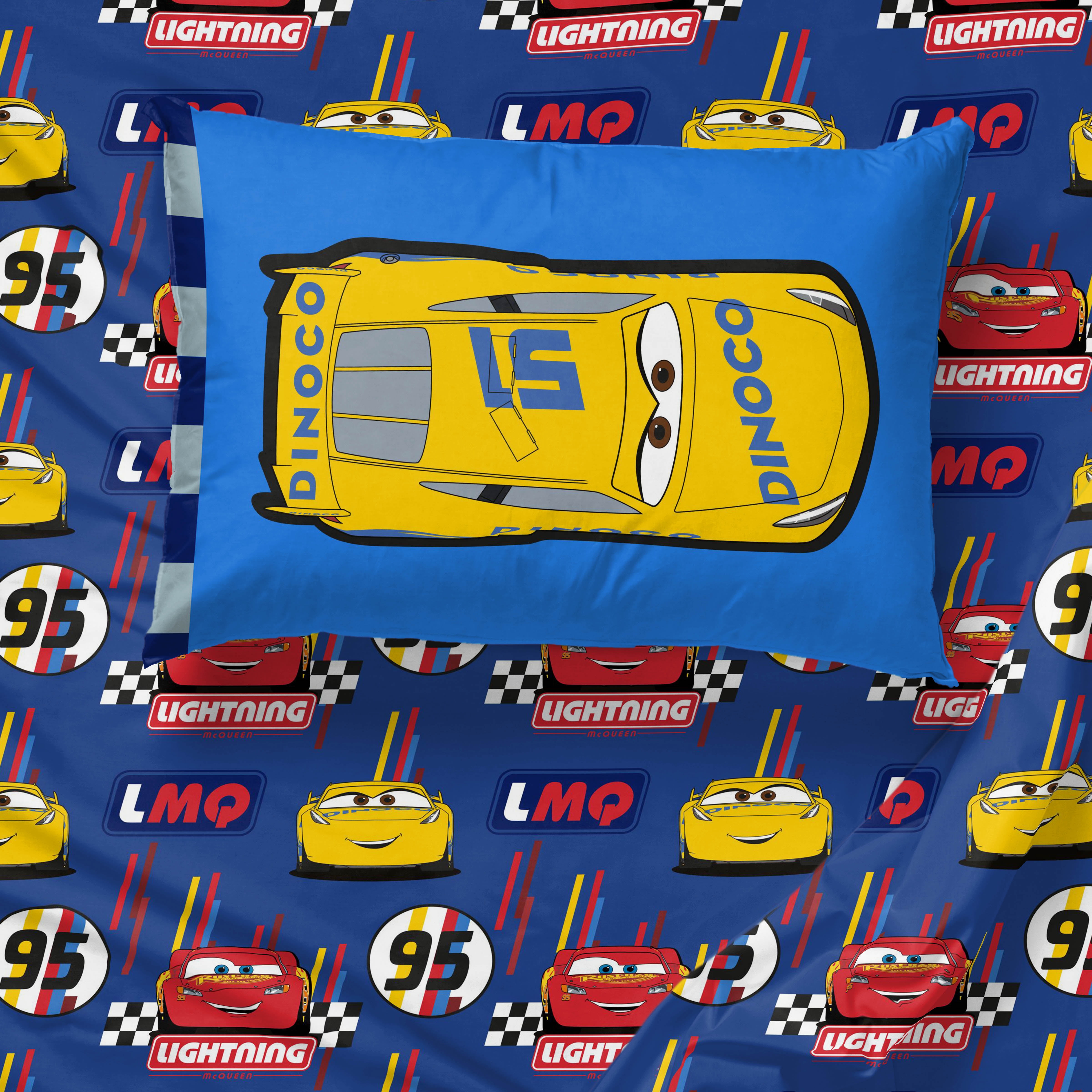Cars McQueen and Dinco 4 Piece Full Size Bed Sheet Set