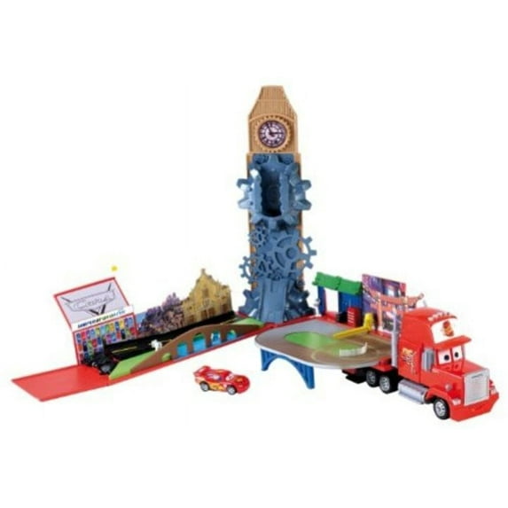 Cars Mega Mack Race world Playset Multi-Colored