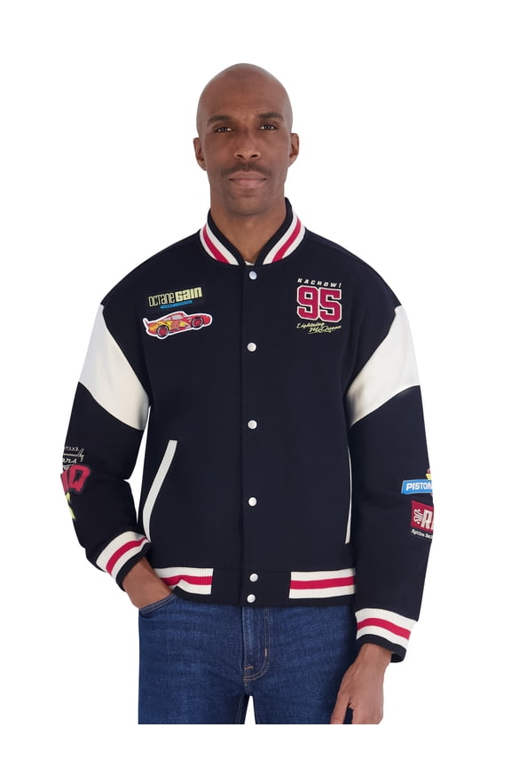 Cars Mens Bomber Jacket, Sizes XS-3XL
