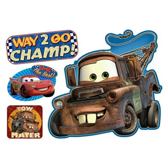 Cars Moveable Decorations (4pc)