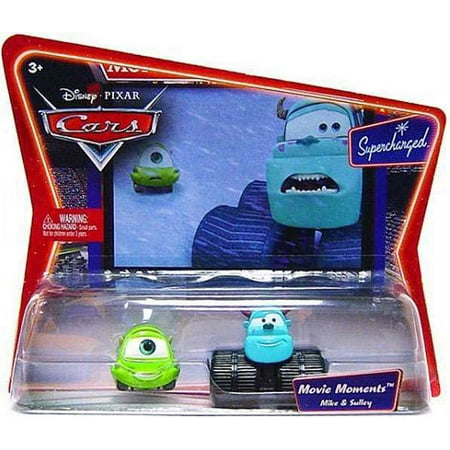 Disney Pixar Cars Movie Moments Mike & Sulley Monsters Inc. Car Toy Vehicle Set