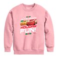 thumbnail image 1 of Cars - On The Highway To Holiday Fun Graphic Fleece Sweatshirt, 1 of 3