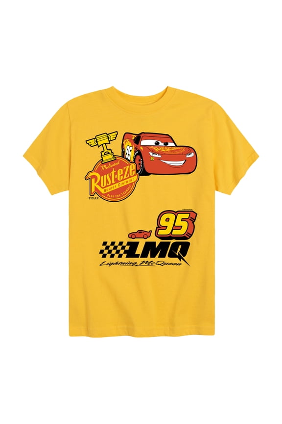 Cars - Patch - Youth Boys Short Sleeve Graphic T-Shirt