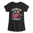 thumbnail image 1 of Cars - Piston Cup Champion McQueen - Youth Girls Fitted Short Sleeve T-Shirt, 1 of 5