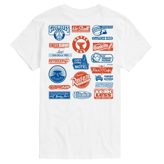 Cars - Piston Cup Sponsors - Men's Short Sleeve Graphic T-Shirt