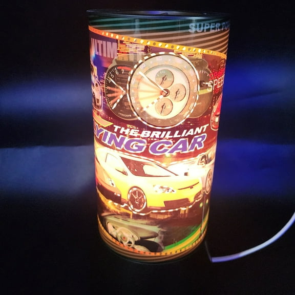 Cars Plug In Night Light For Bedroom, Spinning Lamp, Lampara de Movimiento, Proyector de Carros, Motion Nightlight, Nursery Lights For Room