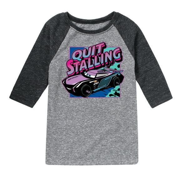 Cars - Quit Stalling - Toddler & Youth Raglan Graphic T-Shirt