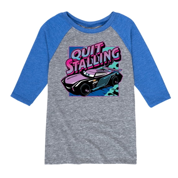 Cars - Quit Stalling - Toddler & Youth Raglan Graphic T-Shirt