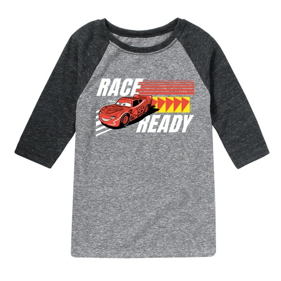 Cars - Race Ready - Toddler & Youth Raglan Graphic T-Shirt