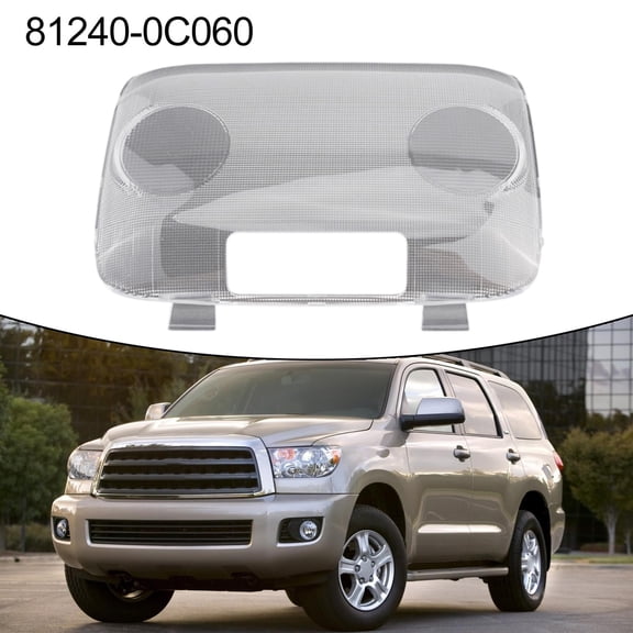 Cars Read Dome Lights Cover Reading Lamp Lampshade for Toyota for Tundra for Sequoia-2007-21 81240-0C060 Replace Car Accessories by Coconut Ok