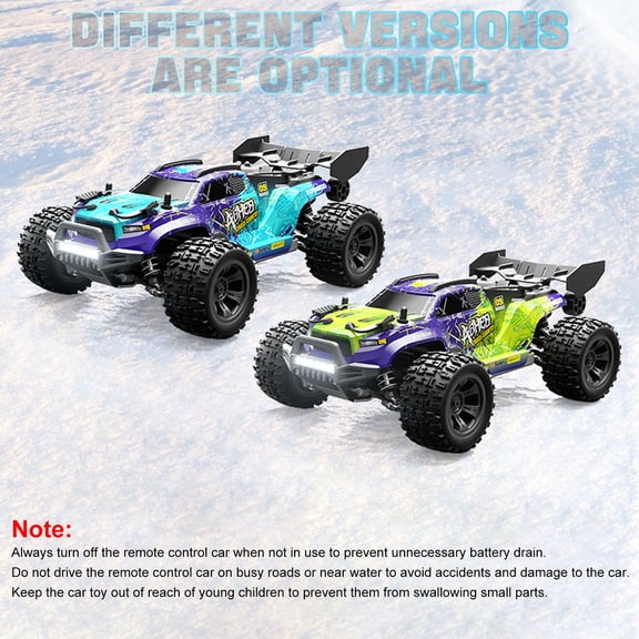 Cars Remote Control Car 1:18 Scale 28 KM/H High Speed Vehicle 4WD All Terrains Crawler Car With LED Headlights
