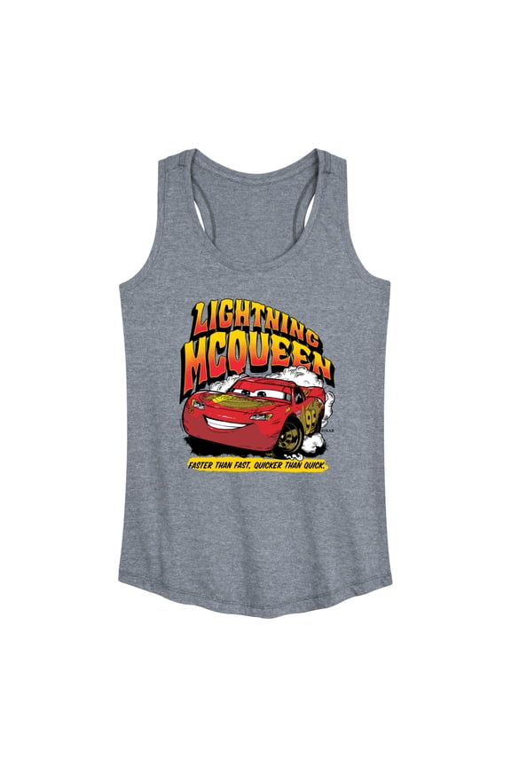Cars - Retro McQueen - Women's Racerback Graphic Tank