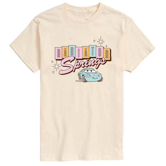 Cars - Retro Radiator Springs Sally Men's Short Sleeve Graphic T-Shirt