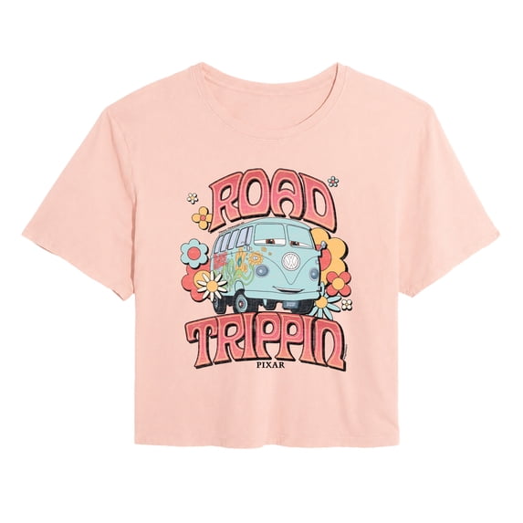 Cars - Road Trippin Women's Cropped Graphic T-Shirt
