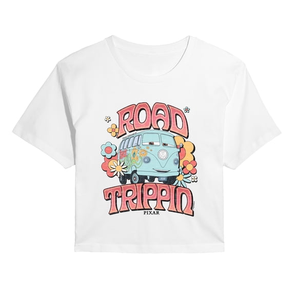Cars - Road Trippin Women's Cropped Graphic T-Shirt
