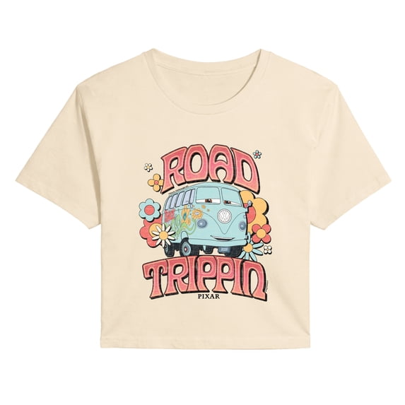 Cars - Road Trippin Women's Cropped Graphic T-Shirt
