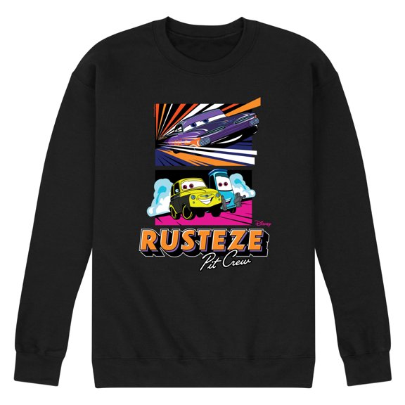 Cars - Rusteze Pit Crew  - Men's Crew Neck Fleece Pullover
