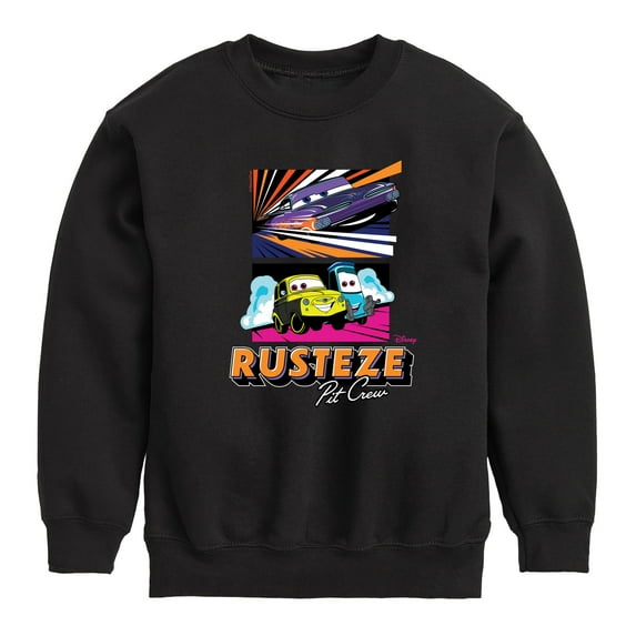 Cars - Rusteze Pit Crew - Toddler & Youth Crewneck Fleece Sweatshirt