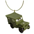 thumbnail image 1 of Cars Sarge Ornament Green Figurine PVC Figure 3" NEW Decorative Charm, 1 of 1