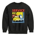 thumbnail image 1 of Cars - Service Ready - Toddler & Youth Crewneck Fleece Sweatshirt, 1 of 5