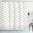 thumbnail image 1 of Ambesonne Cars Shower Curtain, Simple Pastel Automobiles, 69"Wx84"L, Multicolor, 1 of 3